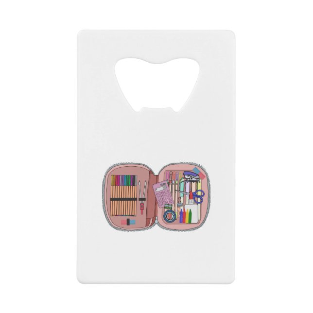 Coque de crayon scolaire (Devant)