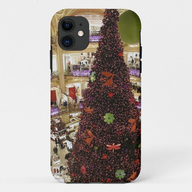 Coque de l'arbre de Noël parisien iPhone5 (Dos)