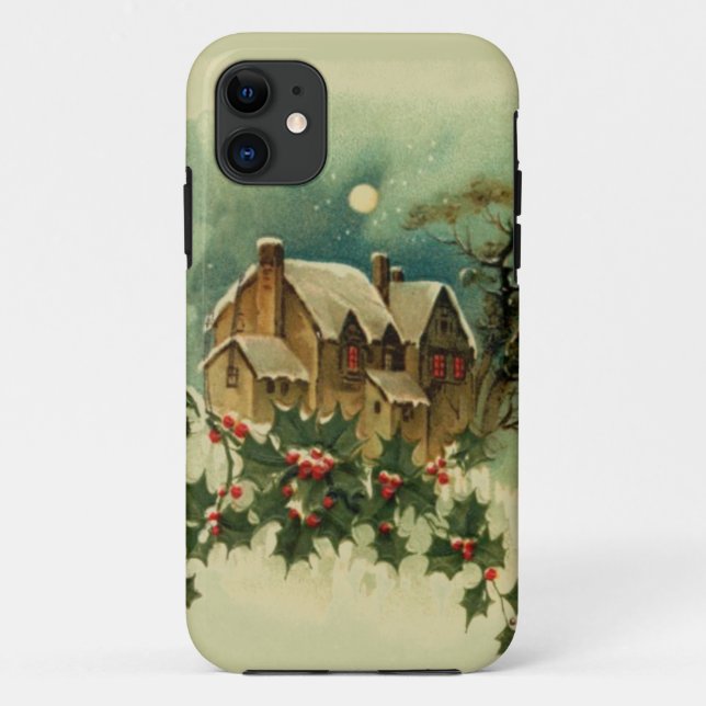 Coque de l'heure de Noël iPhone5 (Dos)