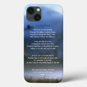 Coque de prière de sérénité-coque iphone de maté