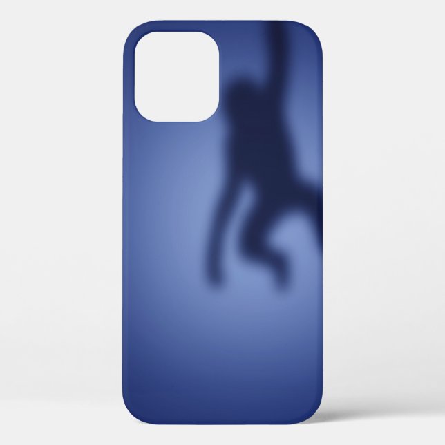 Coque de silhouette de singe-coque iphone (Verso)