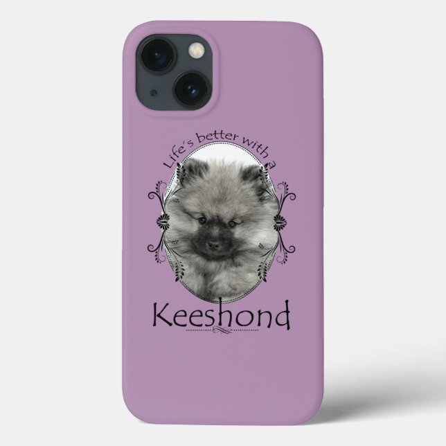 Coque de smartphone Keeshond Puppy (Verso)