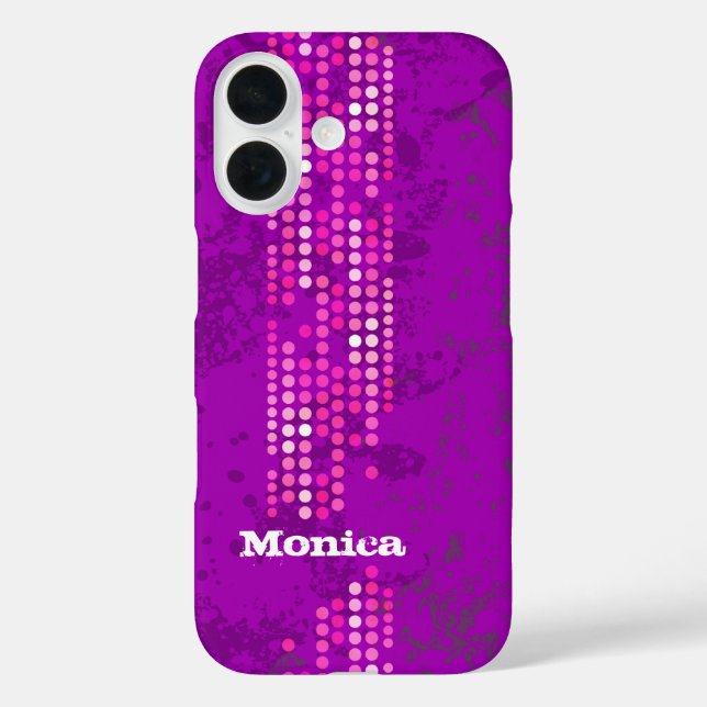 Coque de style surf rose violet (Verso)