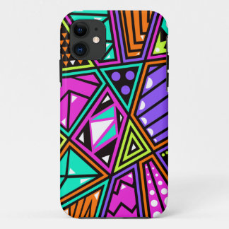 coque de téléphone abstraite néon colorée