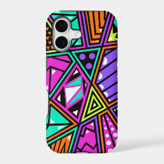 coque de téléphone abstraite néon colorée