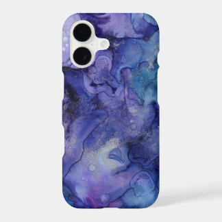 coque de téléphone bleue et violette