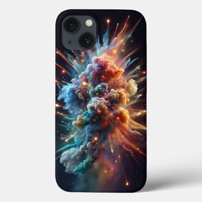 Coque de téléphone Explosion de Nuage de Nébuleuse (Verso)
