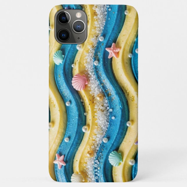 Coque de téléphone Gâteau Vague Océanique - Étoile (Dos)
