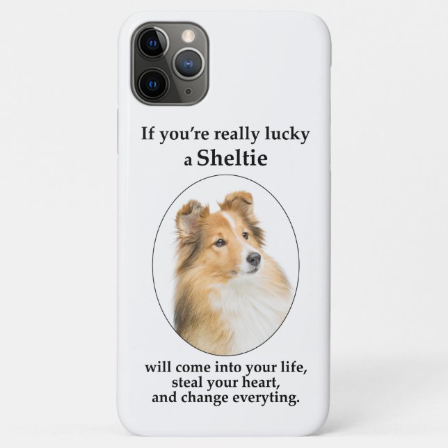 Coque de téléphone intelligent Luck Sheltie (Dos)