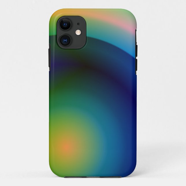 coque de téléphone iphone en art de arc-en-ciel ab (Dos)