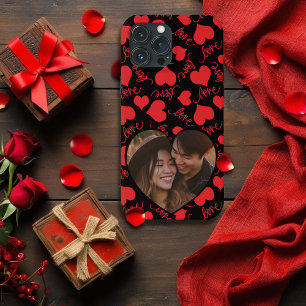 Coque de téléphone personnalisée Amour en forme