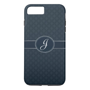 Coque Deep Classic Navy Custom Monogramme iPhone 7