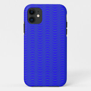 Coque des vagues bleues