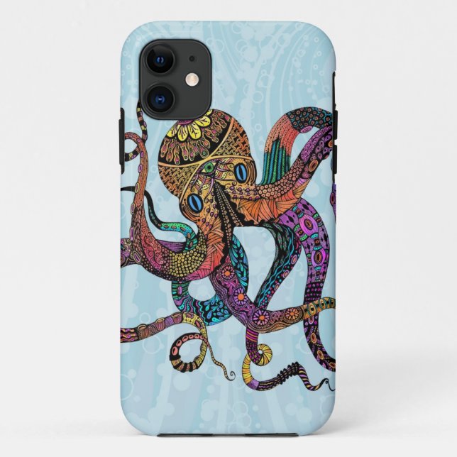 Coque électrique Octopus iPhone 5 (Dos)