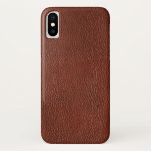 Coque en cuir - Mate à peine Il iPhone X Coque