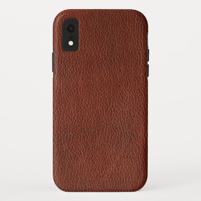 Coque en cuir - Mate Tough Apple iPhone XR Coque (Dos)