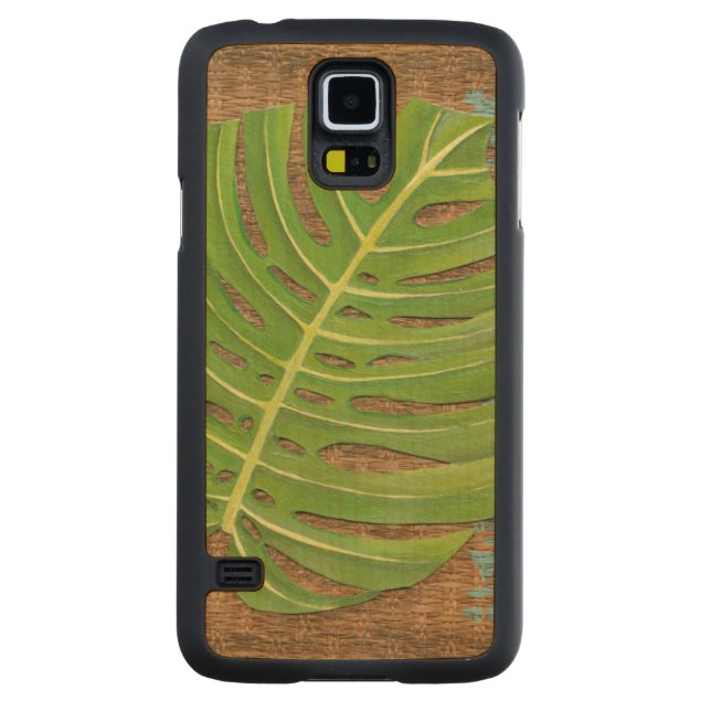 Coque En Érable Galaxy S5 Case Bloquer l'impression de la paume sur l'Arrière - p (Dos)