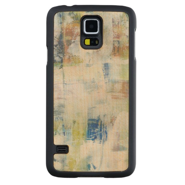 Coque En Érable Galaxy S5 Case Laver blanc III (Dos)