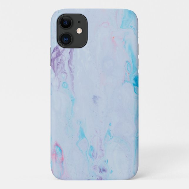 Coque en marbre à peine là Apple iPhone 11 Coque (Dos)