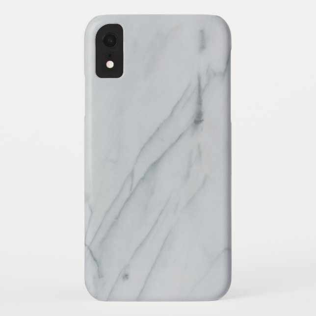 Coque en marbre à peine là Apple iPhone XR Coque (Dos)