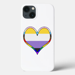 Coque Enby Pride Heart-Mate coque iphone