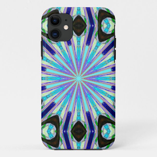 coque étoile bleu éclatant et audacieux (Dos)