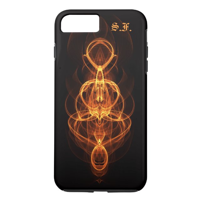 Coque Fire symétrique iPhone 7 Plus (Dos)