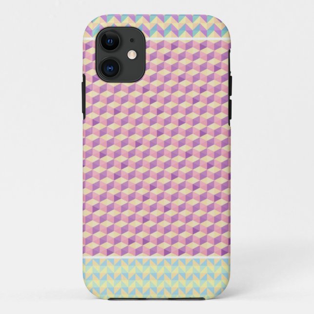 Coque géométrique Pastel iPhone SE/5/5s (Dos)