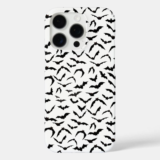 Coque Halloween Bats iPhone 16 Pro (Verso)