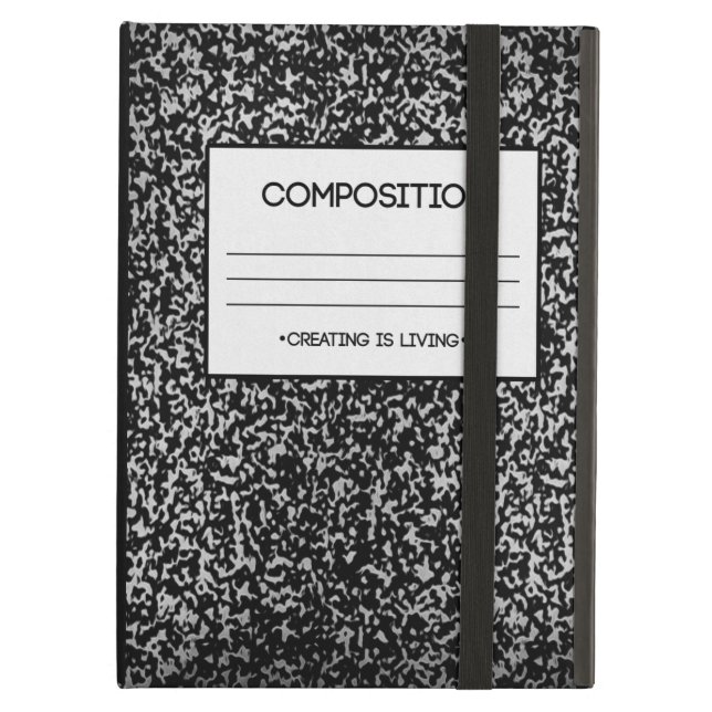 Coque iPad Air Conception de carnet de composition (Devant fermé)