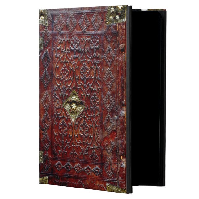 Coque iPad Air Livre en cuir antique Bibliophile (Devant)