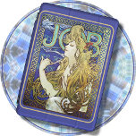 COQUE IPAD - Alphonse Mucha - Vintage 1896 - JOB<br><div class="desc">Ce coque ipad présente une image vintage de 1896 de l'artiste Art nouveau Alphonse Mucha. Montré ici sur le coque iPad 10, 2 pouces. Disponible dans le choix de plusieurs modèles iPad disponibles. ► Personnalisez en ajoutant du texte personnalisé dans votre choix de police, une image ou un logo supplémentaire....</div>