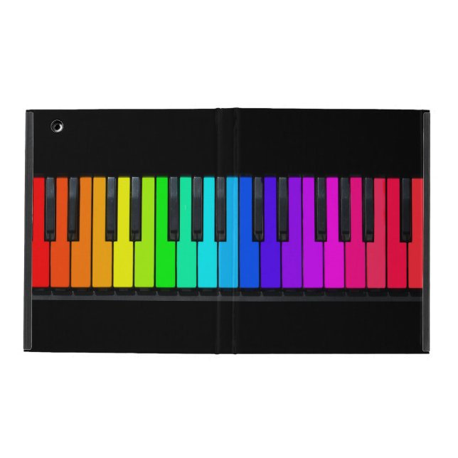 Coque iPad Cas de l'iPad 2/3/4 de clavier de piano (Extérieur)