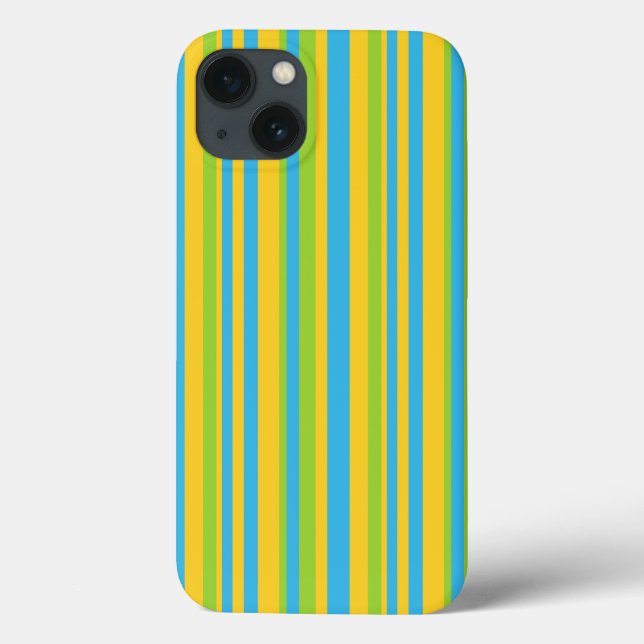 Coque ipad chic : Turquoise, Jaune, Grandes Eaux V (Verso)