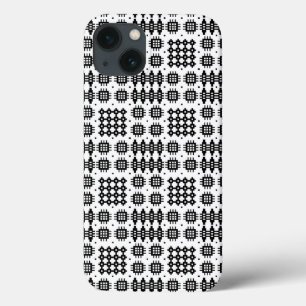 coque ipad-Coque : Noir, Motif de tapisserie gallo