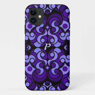 Coque ipad d'art abstrait dans le pourpre