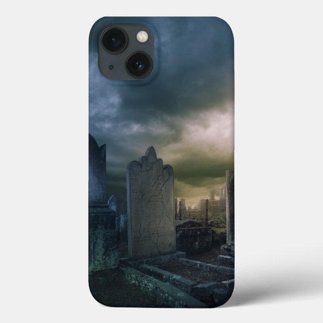 Coque ipad de cimetière gothique (Verso)