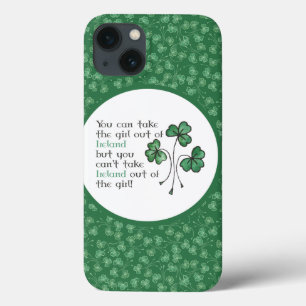 Coque ipad de devis de fille irlandaise Shamrock v