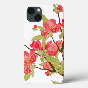 Coque ipad de fleurs d'arbre rose