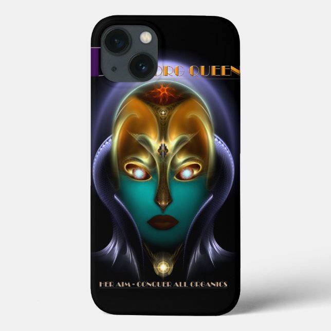 Coque ipad de la reine Daria Cyborg (Verso)
