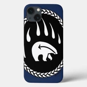 Coque ipad de l'ours tribal Amérindien coques ipad