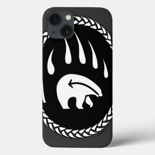 Coque ipad de l'ours tribal Amérindien coques ipad