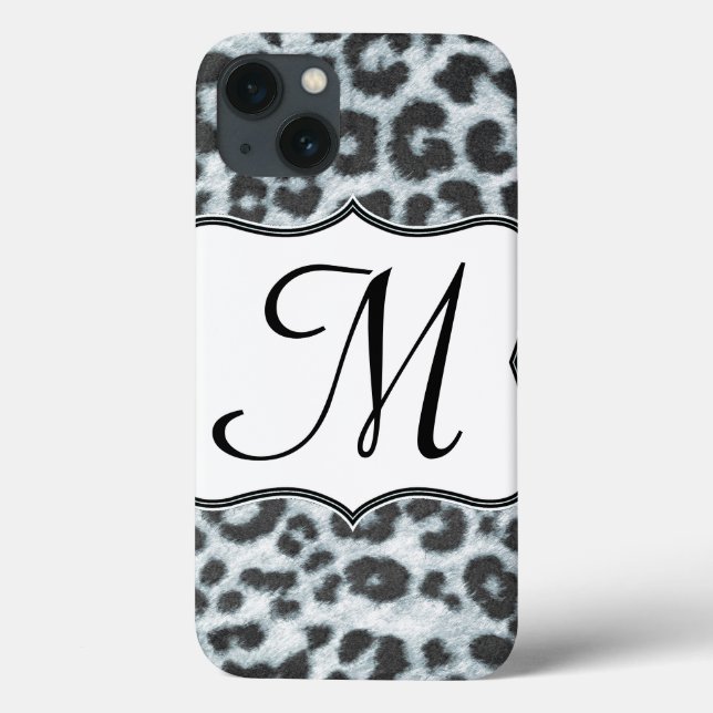 Coque ipad de monogramme sauvage Poster de animal  (Verso)