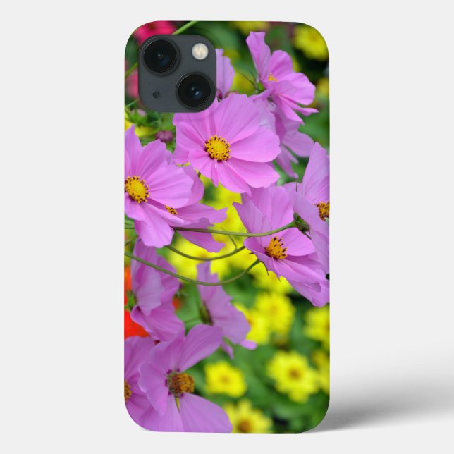 Coque ipad d'impression de fleurs cosmos rose (Verso)