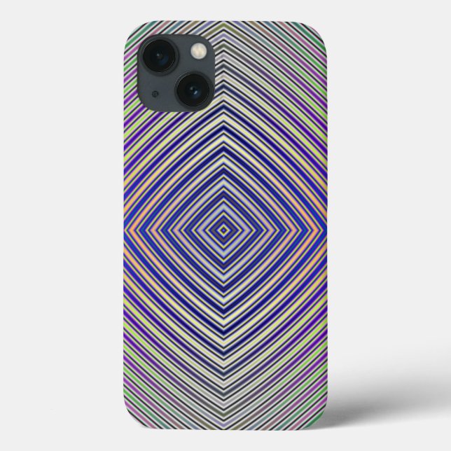Coque ipad du plan pyramidal psychédélique (Verso)