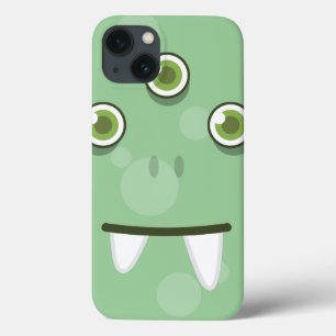 Coque ipad du visage du monstre vert