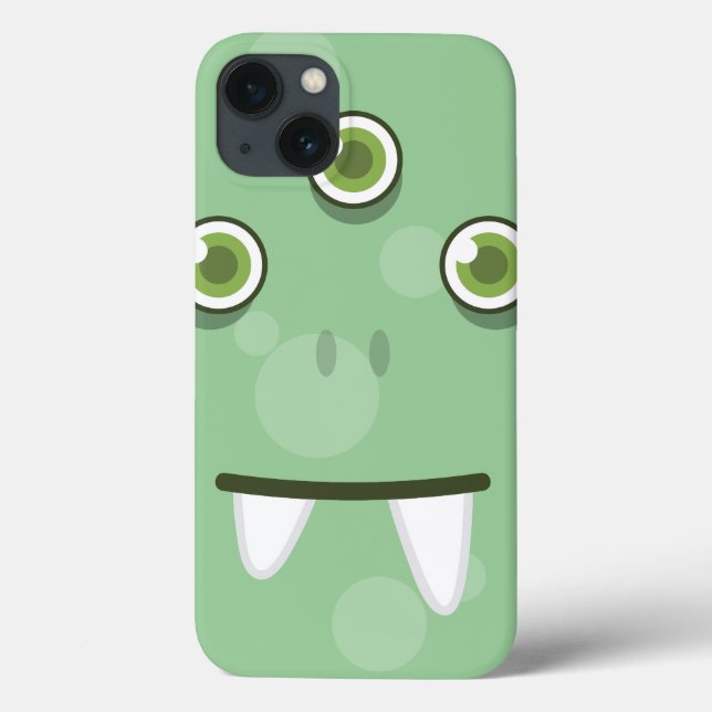 Coque ipad du visage du monstre vert (Verso)