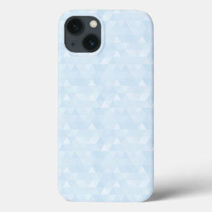 Coque ipad en mosaïque du triangle bleu Pastel