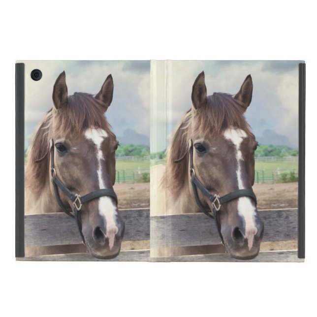 Coque iPad Mini Cheval Brown avec cas d'iPad de Powis de frein le (Extérieur)