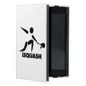 Coque iPad Mini Jeu de logo d'iSquash de courge (Devant)